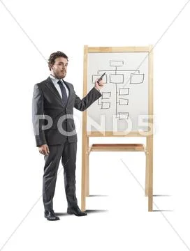 Business strategy training Stock Photos