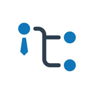 Business Structure Icon Stock Illustration