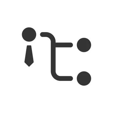 Business Structure Icon Stock Illustration