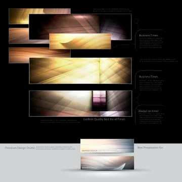 Business style template Stock Illustration