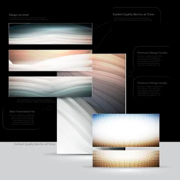 Business style template Stock Illustration