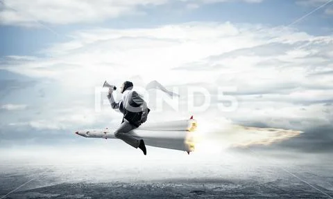 Business success and targets achievement concept. Stock Photos