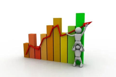 Business success Stock Illustration