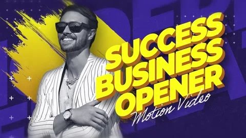 Business Success Opener After Effects素材