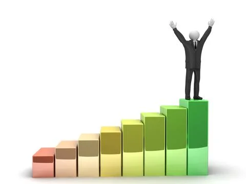Business sucess Stock Illustration