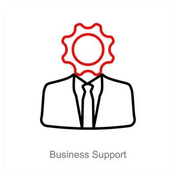 Business Support Stock Illustration