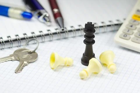 Business table closeup Stock Photos