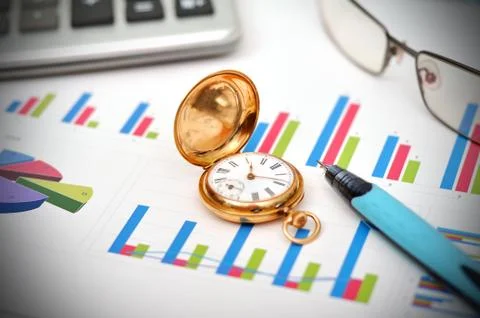 Business table Foto stock