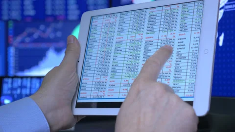 Business Tablet  Stock-Footage 200819973