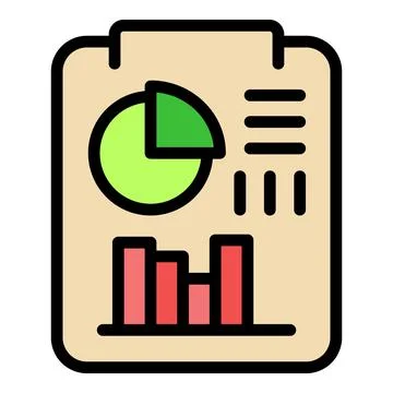 Business tablet icon vector flat Illustrazione stock