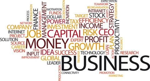 Business Tag Cloud Stock Illustration