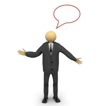 Business talk Stock Illustration