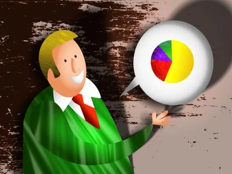 Business Talk Stock-Illustration