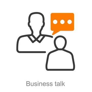 Business talk Illustration