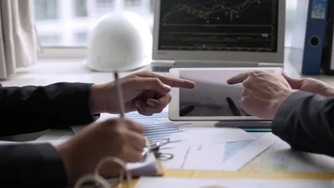 Business Talking between two business people Stock Footage 239019691