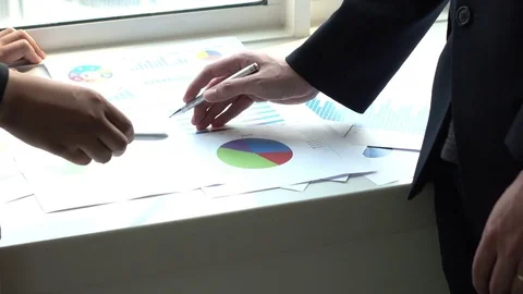 Business Talking Stock Footage 83091948