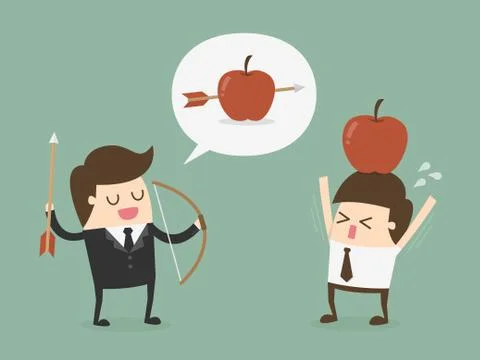 Business target concept Stock-Illustration