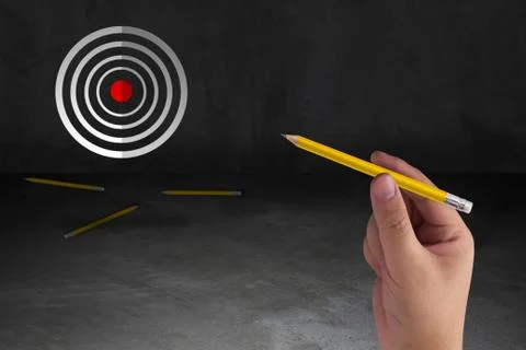 Business Target Concept Stock Photos