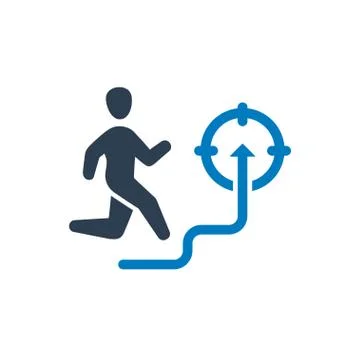 Business Target Icon Stock Illustration