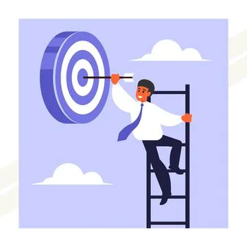 Business-target Stock Illustration