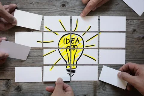 Business team finding a solution Stock Photos