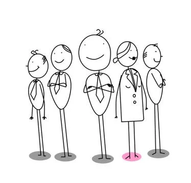 Business team Stock Illustration