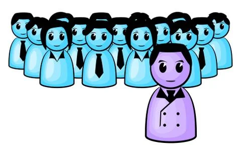 Business team Stock Illustration