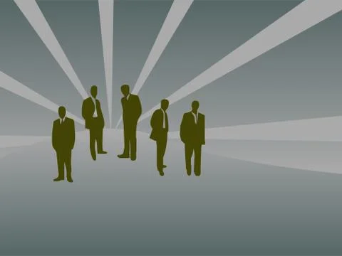 Business team Stock Illustration