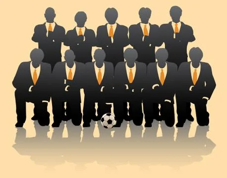 Business team Stock Illustration