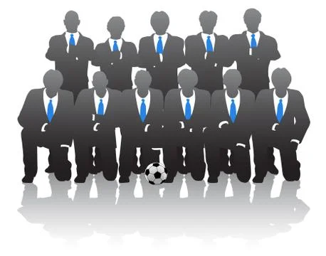 Business team Stock Illustration