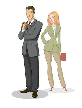 Business team Stock Illustration