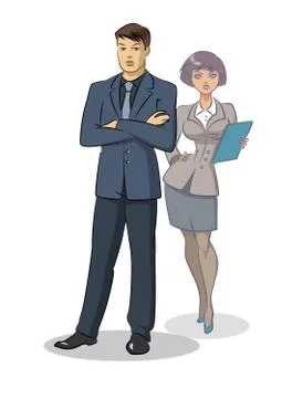 Business team Stock Illustration