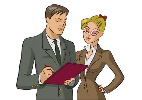 Business team Stock Illustration