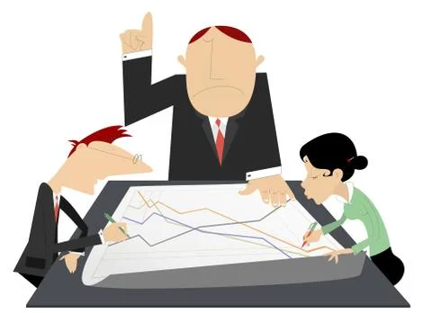 Business team Stock Illustration