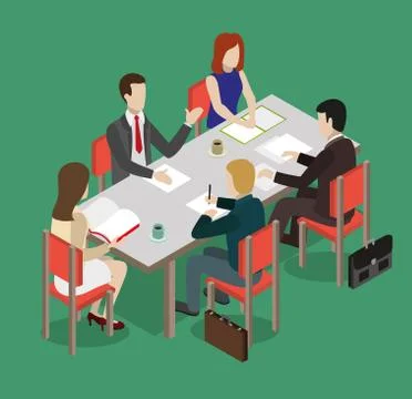 Business team Stock Illustration