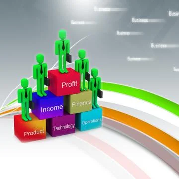 Business team. Stock Illustration