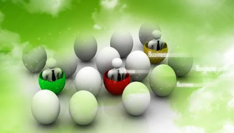 Business team Stock Illustration