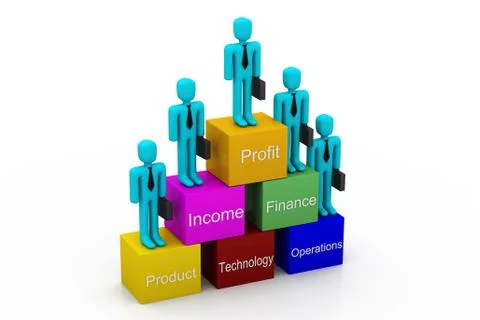 Business team Stock Illustration