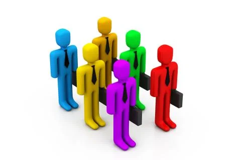 Business team Stock Illustration
