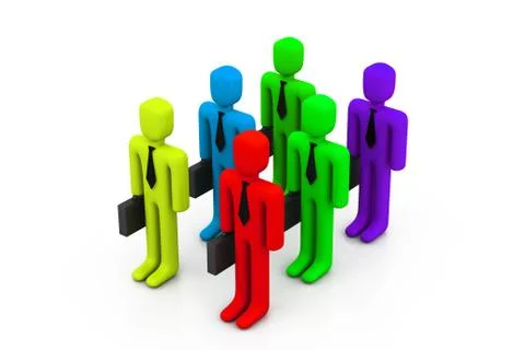 Business team Stock Illustration