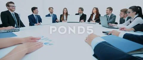 Business Team Meeting Seminar Training Concept Stock Photos