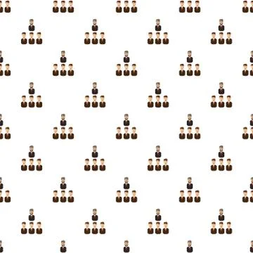 Business team pattern Stock Illustration