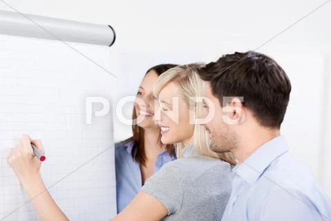 Business team planning a strategy Stock Photos