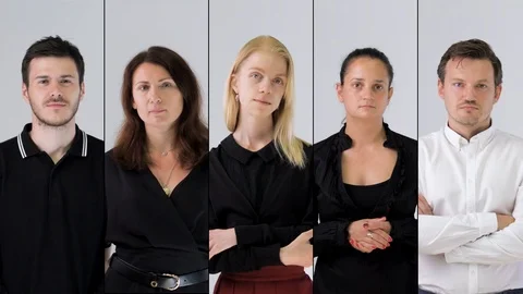 Business team portrait Stock Footage 112738152