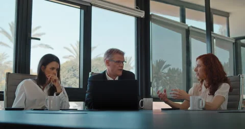 Business team sharing their project ideas with each other Stock Footage 139918514