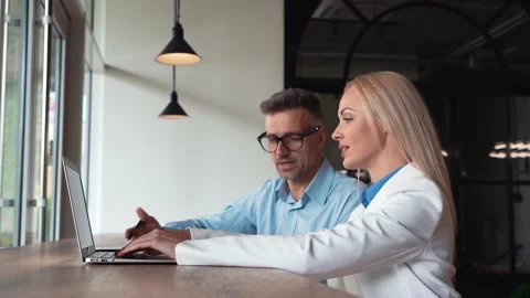 Business team taking part to video conference online Stock Footage 167787633