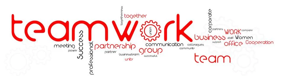 Business teamwork banner Stock Illustration