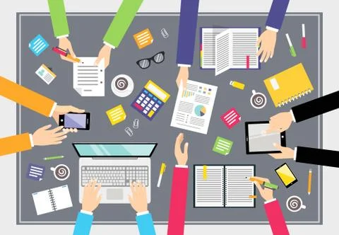 Business teamwork concept Stock Illustration