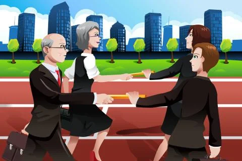 Business teamwork concept Stock Illustration