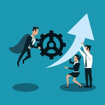 Business teamwork concept Stock Illustration